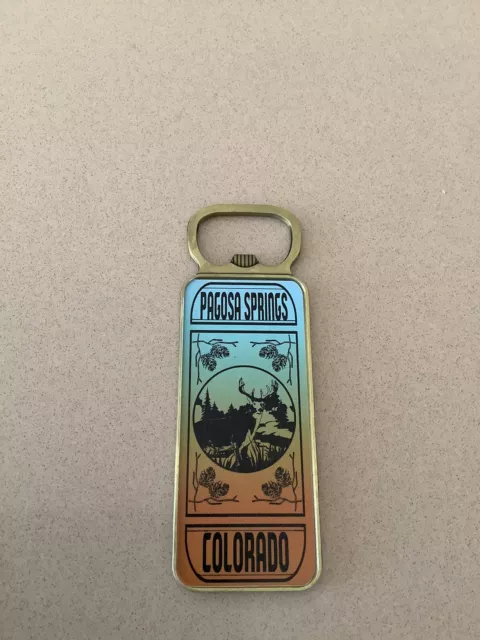 Pagosa Springs Colorado Magnetic Bottle Opener