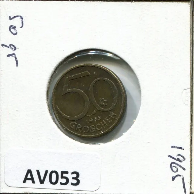 50 GROSCHEN 1965 AUSTRIA Coin #AV053C