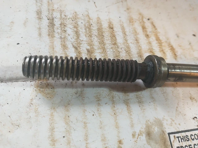 Light 10" (10K)  South Bend Lathe Tailstock Screw - Looks Like Needs Work