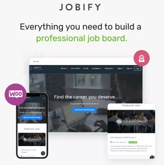 🔥 JOBIFY Theme,  WORDPRESS LATEST VERSION 🔥 Easily create a job listing site ✅