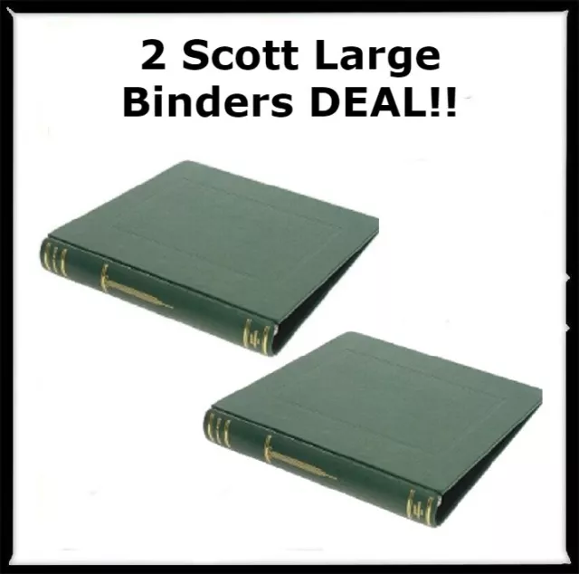 Scott ACSR03 Large Green National/Specialty Slipcase (For 3-Ring Binder)