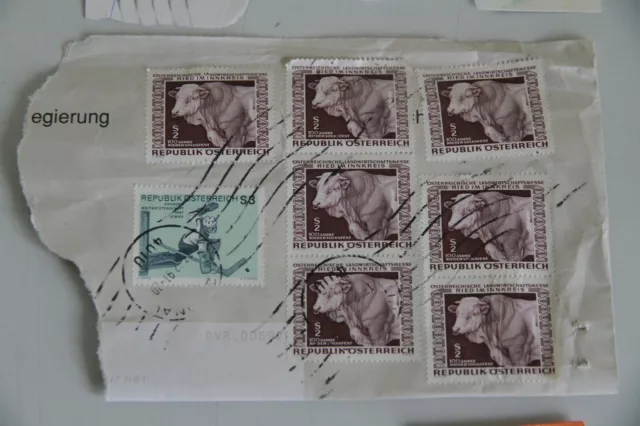 Konvolut Briefmarken Österreich *** gestempelt gelaufen 3