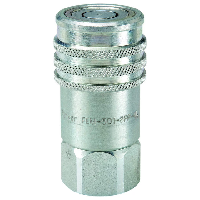 PARKER FEM-1001-16FO-NL Quick Connect,Socket,1",1-5/16"-12