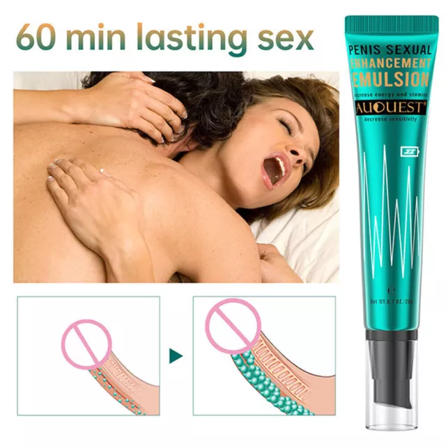 Male Erection Cream for Men Penis Enlargement Lubricant Sex Delay Enhancer Lube.