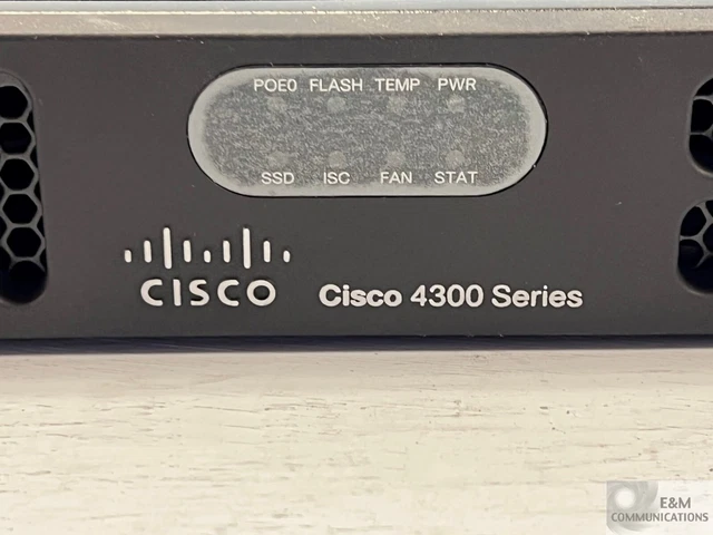 ISR4331/K9 CISCO INTEGRATED Services Router With Nim-4G-Lte-Vz Wan ...