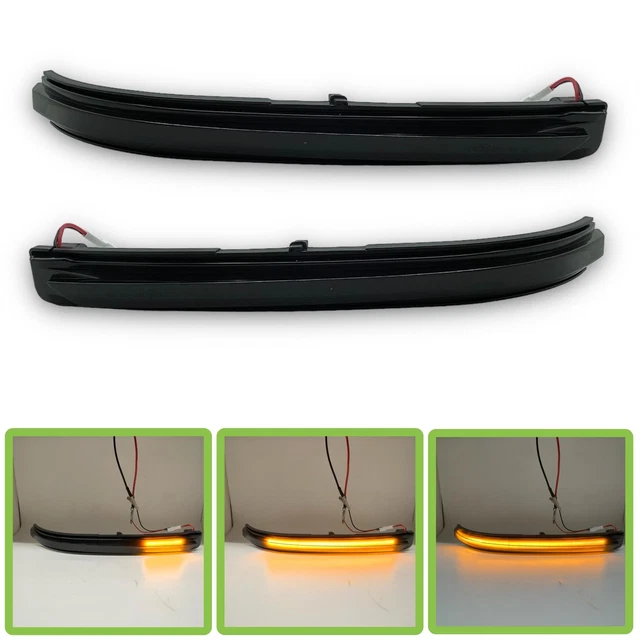 Feux Clignotants LED FIAT 500 LEDFEWAG - Ambre Dynamique Noir