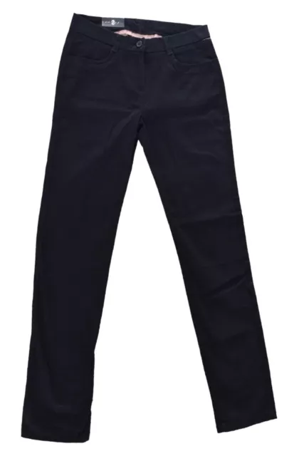 IZOD Junior's Uniform Skinny Stretch Twill Pant Size 7 Navy Blue NWT MSRP $44