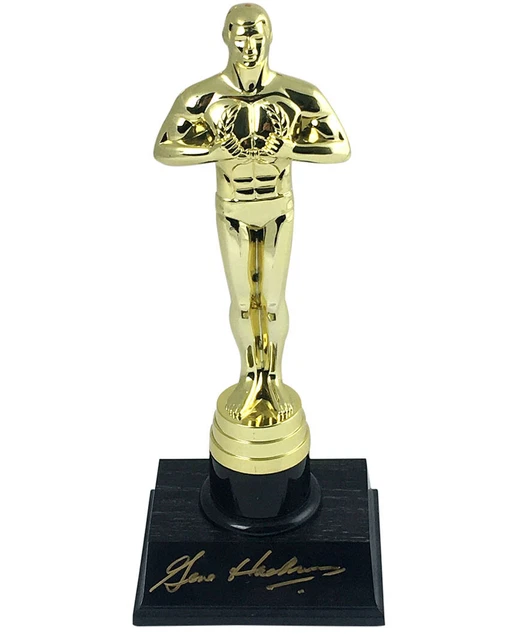 Gene Hackman Signed Autographed Academy Awards Replica Oscar Trophy OA.com