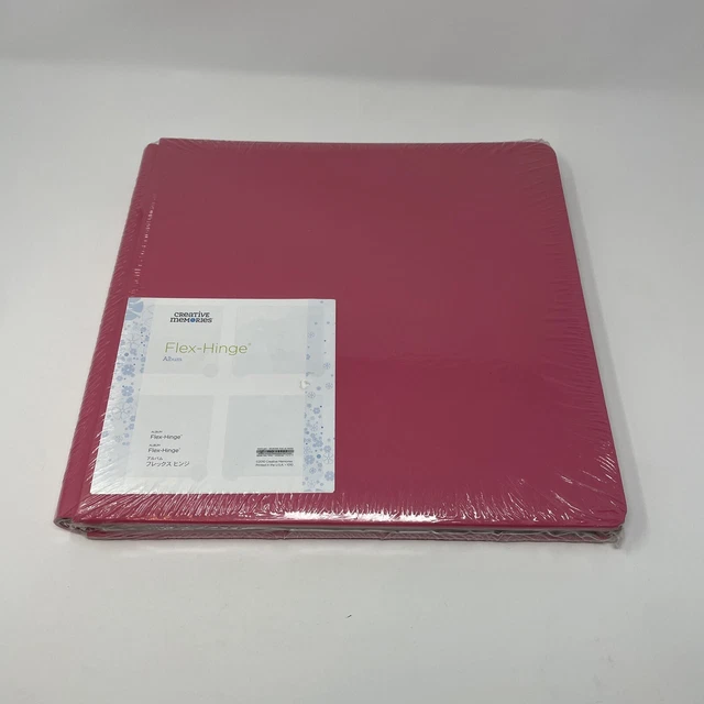 Álbum Creative Memories Flex-Hinge 12x12 fucsia rosa caliente 2010 nuevo