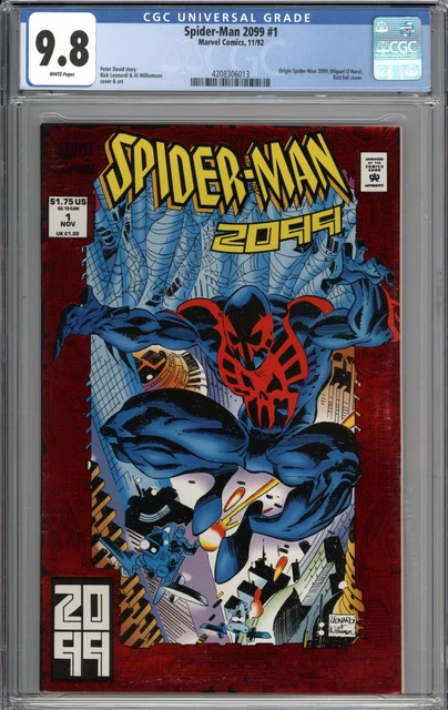 Spider-Man 2099 #1 CGC 9.8 NM/MT Origin of Spider-Man 2099 WHITE PAGES
