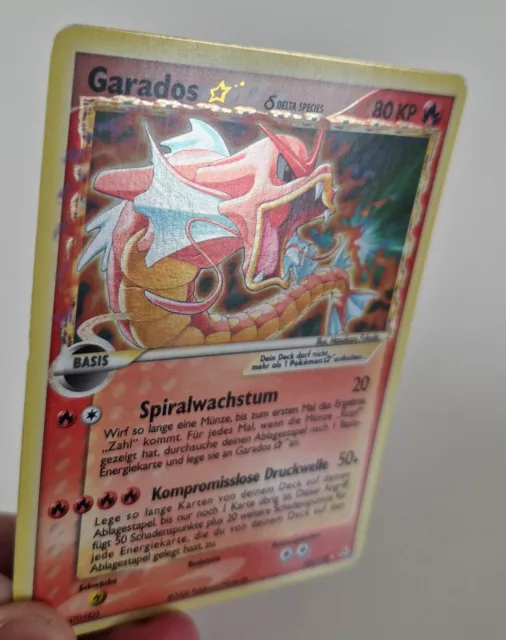 Garados Gold Star 102/110 Geheime Holo Selten Pokemon-Karte DE