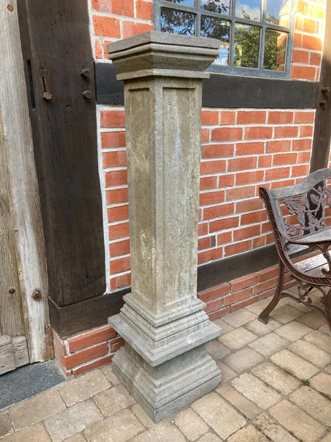GROSSE SÄULE AUS Naturstein 140 cm Sockel Podest EUR 770,00 PicClick DE