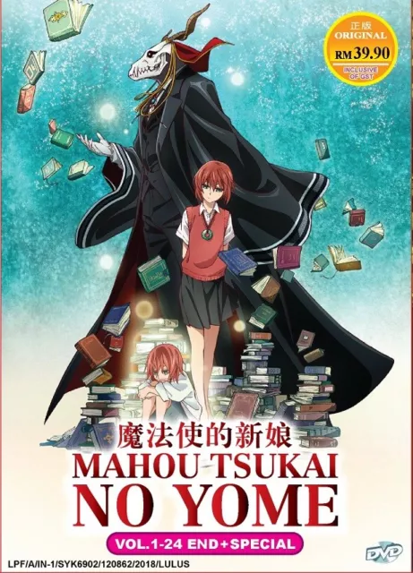 DVD Anime Mahou Tsukai no Yome Complete Series (1-24 + Special) English Dubbed