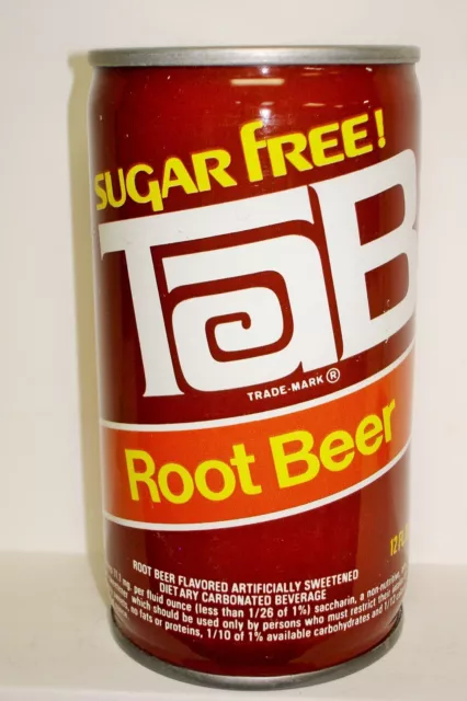 TAB "ROOT BEER - SUGAR FREE"  C/S Soda Can C430