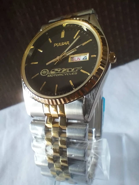 Montre Pulsar Des Années 80 - Quartz - Acier Inox - Unisex - Date - Neuf Avec étiquettes