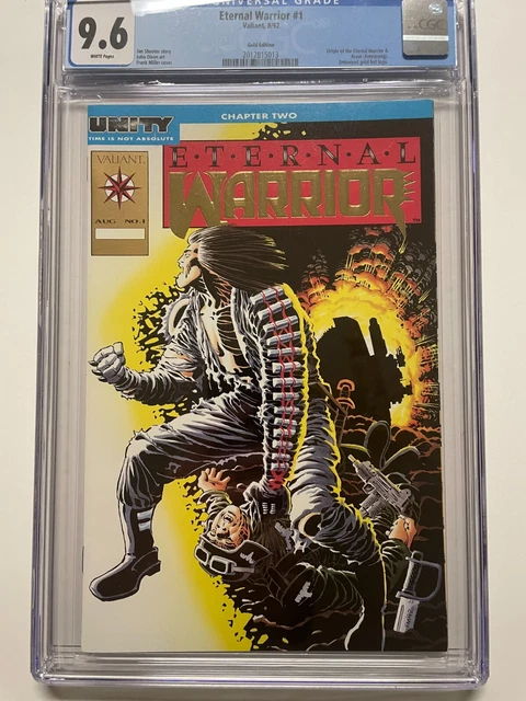 ETERNAL WARRIOR #1 (1994 Valiant) CGC 9.6 NM/M GOLD VARIANT COVER EMBOSSED