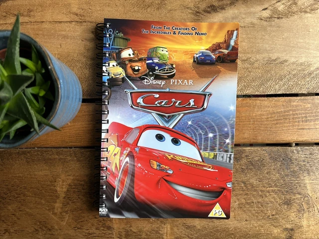 RECYCLED/UPCYCLED DVD COVER Notebook - Disney Pixar’s Cars £7.58 ...