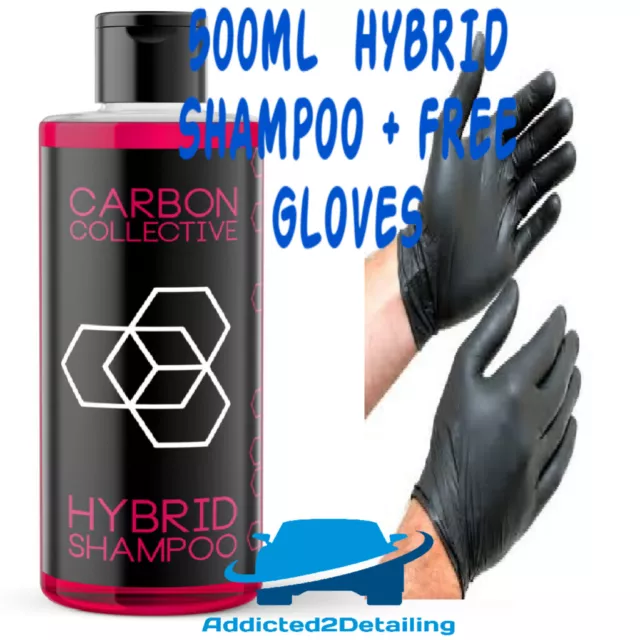 CARBON KOLLEKTIV 500ML HYBRID SiO2 KERAMIK AUTO SHAMPOO pH NEUTRAL + KOSTENLOSE HANDSCHUHE