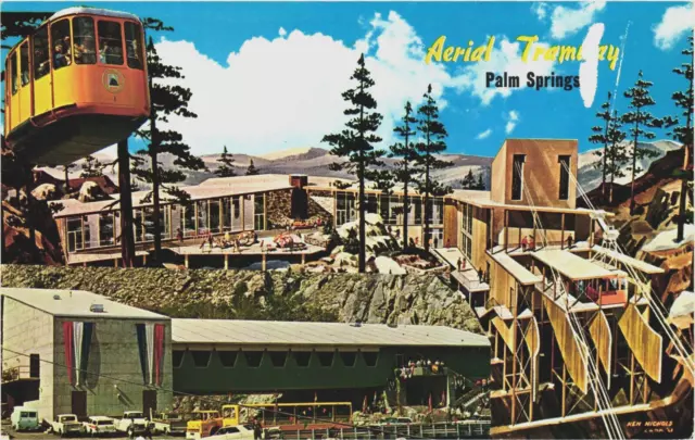Postcard:  Aerial Tramway -- Palm Springs, California, USA