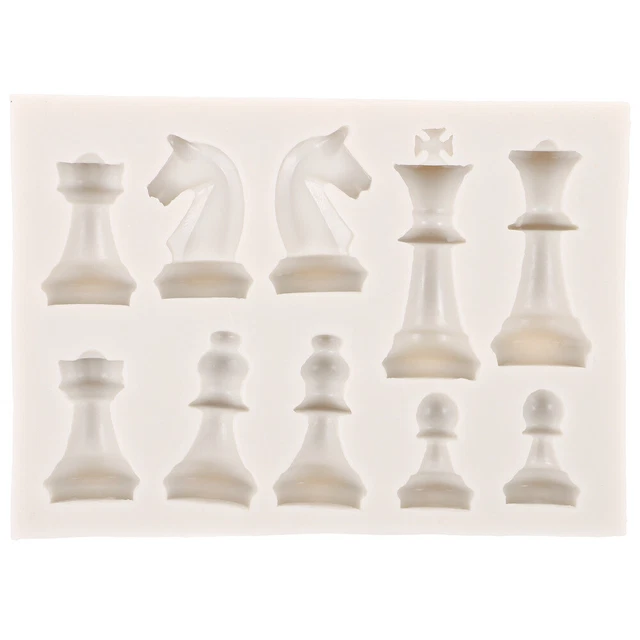 Silica Gel Chess Board Game Mold Casting Epoxy Silicone Molds