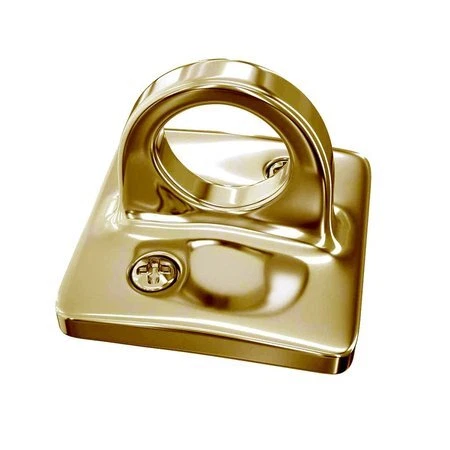 MONTOUR LINE RWR01-SB Velvet Rope Wall Receiver Satin Brass