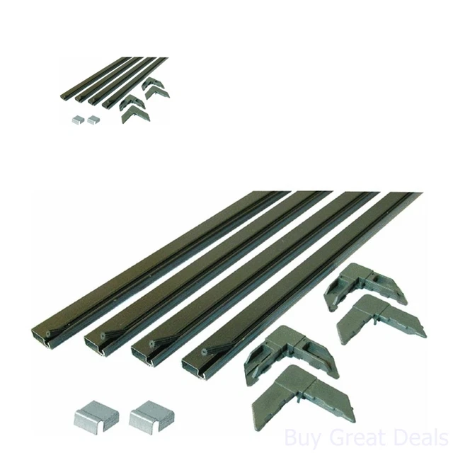 Kit de marco de pantalla Prime-Line PL 7806 5/16 in x 3/4 in x 36 in paquete de aluminio de 1