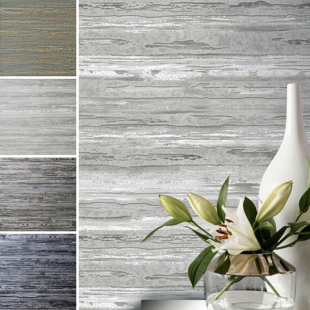 Arthouse Sahara Textured Wallpaper Heavyweight Vinyl Glitter Metallic