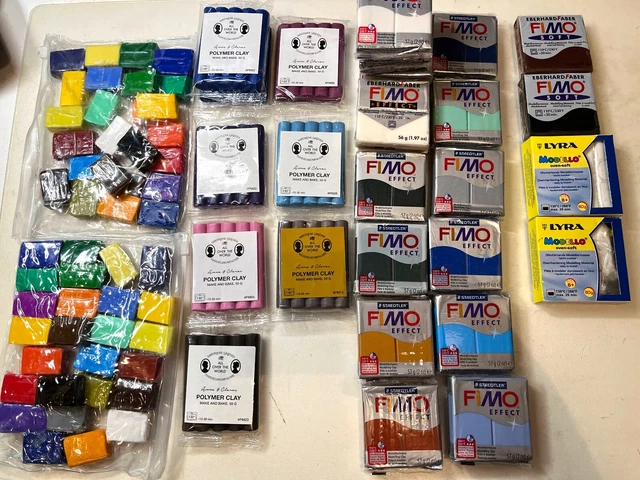 Konvolut 1, FIMO/Polymereclay, Effekt und Soft, 2,1 kg
