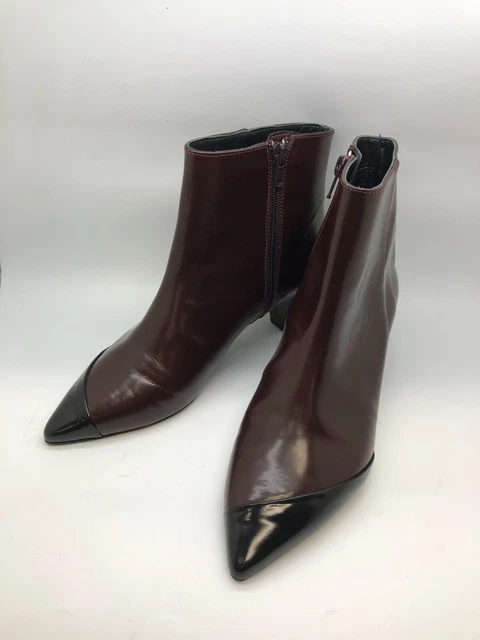 Bottines MELLOW YELLOW neuves en cuir marron/noir Pointure 39 EUR / 7.5 US