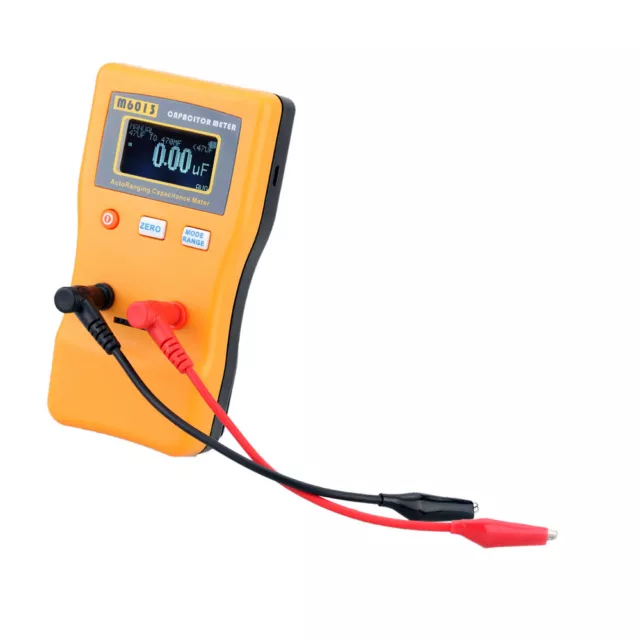 M6013 ESR Capacitor Meter Capacitance Circuit Tester with Test Clips 470mF S3S0