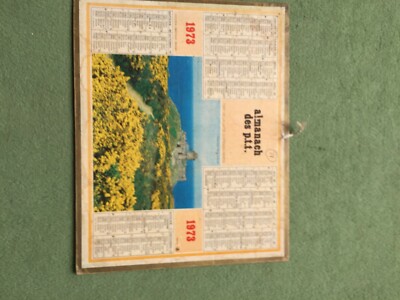 CALENDRIER ALMANACH PTT 1972 oberthur enfants  dep 22 cotes du nord 