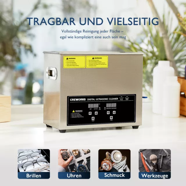 2 - 30L Ultraschallreinigungsgerät Ultraschallreiniger Ultraschallbad Reiniger 3