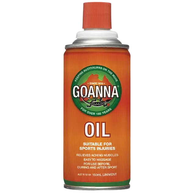 Goanna Oil Liniment 150mL Sport Suitable for Injuries Relieves Muscle Aches
