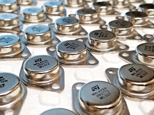 2 Transistor Di Potenza NPN Di Tesla Tipo KD503, 80 V/20 A/150 W - Foto 11