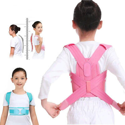 Cinturón de soporte lumbar corrector de postura hombro para niños niños nuevo
