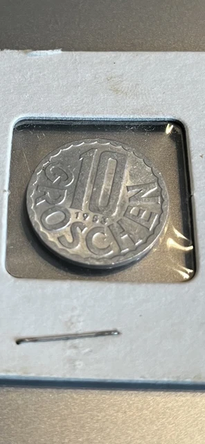 AUSTRIA - 10 GROSCHEN - 1953 - Republik Österreich COIN sealed