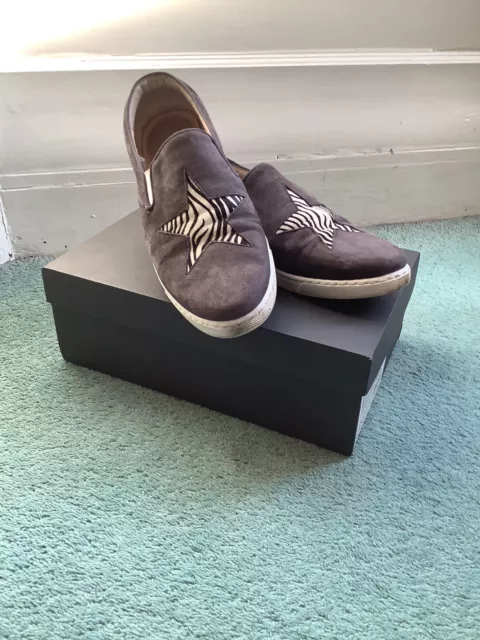 MINT VELVET TALIA Suede Star Trainers 35.00 PicClick UK