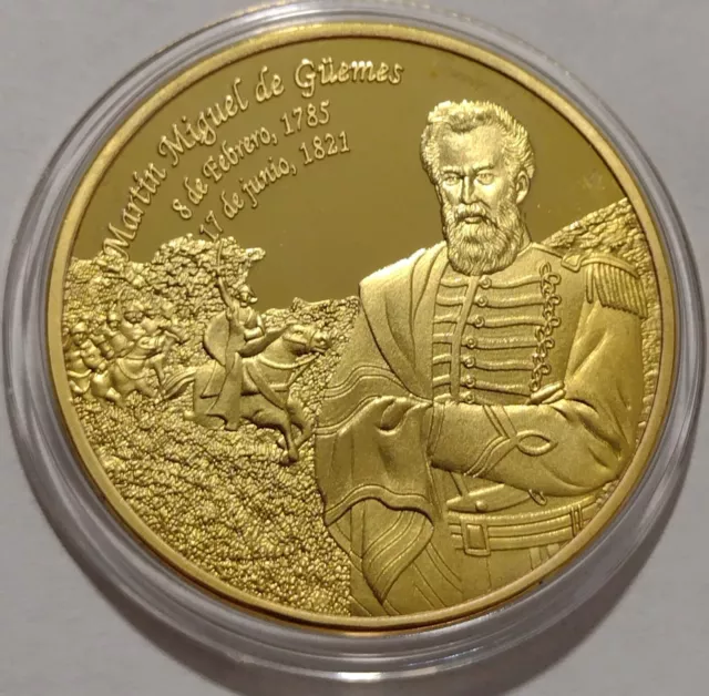 Argentina . Commemorative Medal. Martín Miguel de Güemes