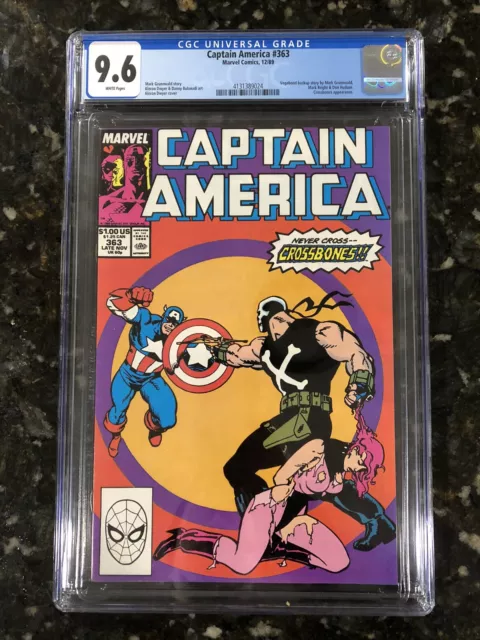 Captain America 363 CGC 9.6 1989 Diamondback Crossbones BUY 1, GET $14 OFF ANY 2