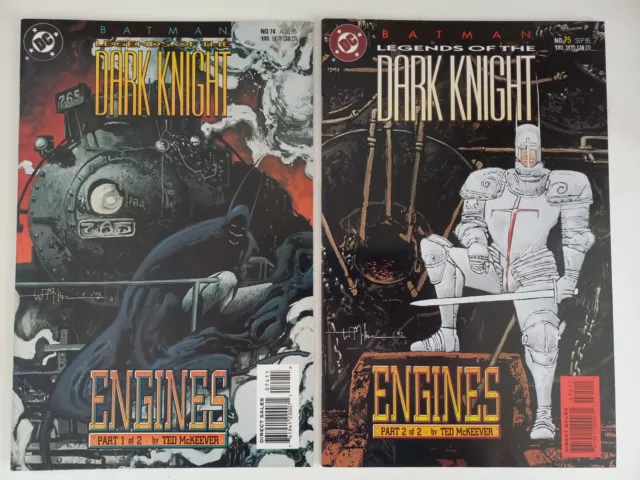 Batman Legends of the Dark Knight 74 + 75 - Engines - DC Comics USA Komplett