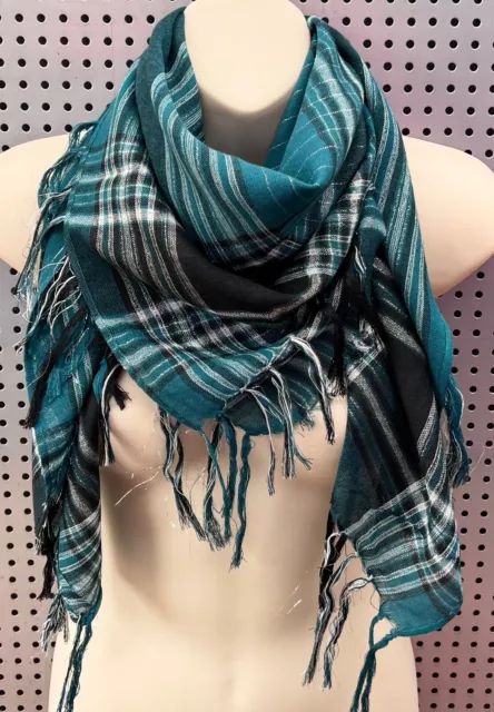 Au Stock Boho Soft Cotton Blend Voile Square Head Neck Wrap Scarf/Shawl Sc002 3