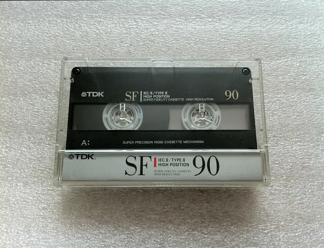 3 cassettes audio TDK D 90 minutes TYPE 1 Tape NEUVES sous blister