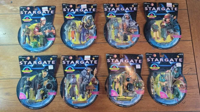 Stargate Action Figures 1994 Hasbro Complete Set Eight Figures