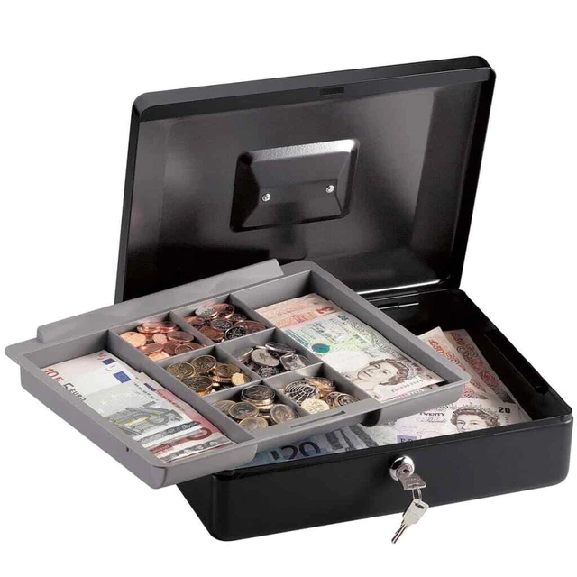 Master Lock CB-12ML cassetta per denaro inserto monete registratore di cassa per soldi scomparto per monete Master L
