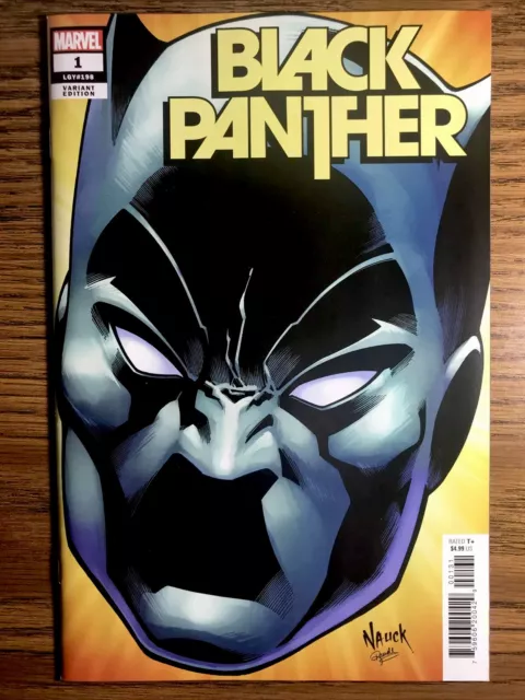 Black Panther 1 Nm/Nm+ Todd Nauck Headshot Variant Cover Marvel Comics 2021
