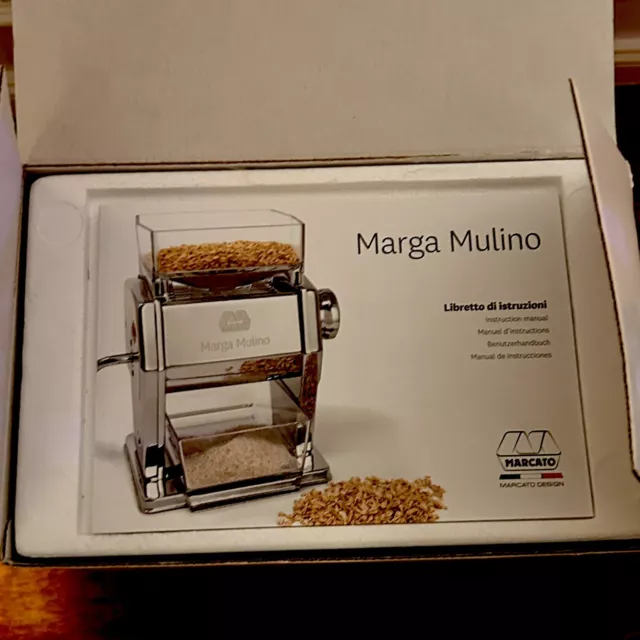 MARCATO MARGA MULINO Food Grain Mill Grinder Oat Barley Flour Maker ...