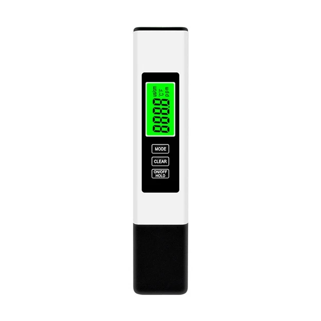 Prueba de calidad del agua 0~9990 4 en 1 probador digital fácil de limpiar pureza