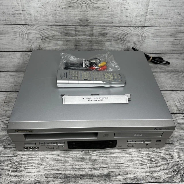 PANASONIC PVD4752 DOUBLE Feature DVD/VCR Combo VHS Player Recorder w