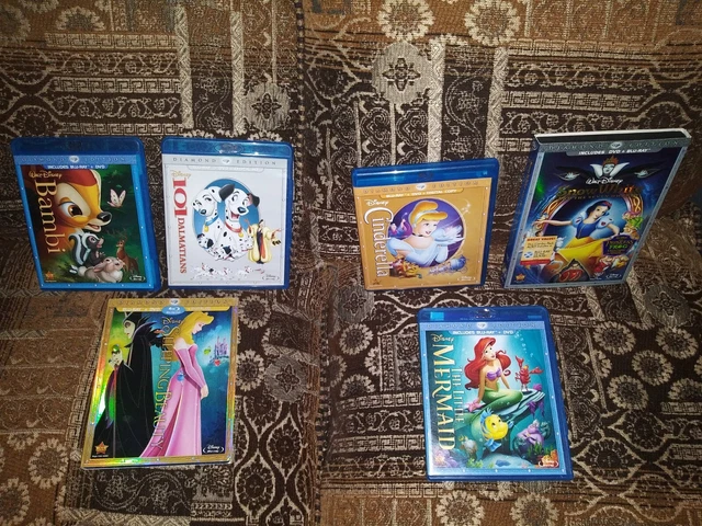 Diamond Edition WALT DISNEY LOT+DIAMOND Edition+The Little Mermaid+Bambi+Cinderella ...
