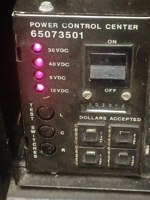 Rowe Power Control Center 65073501 For BC-1200 Bill Changer - Tested / Working